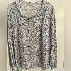Reformation Amira Floral Blouse. Size XL.